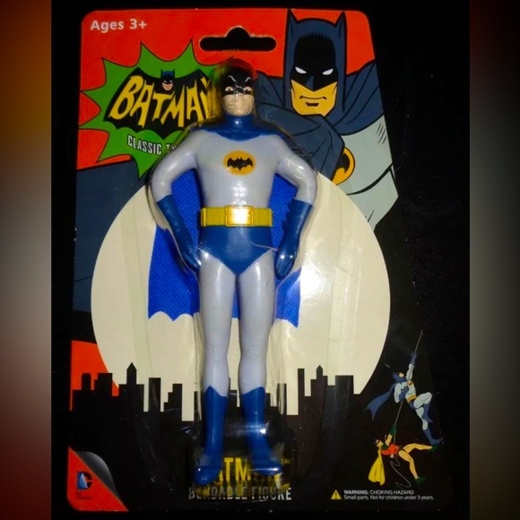 NJ Croce Toysmith Batman Bendable Action Figure - Picture 1 of 3